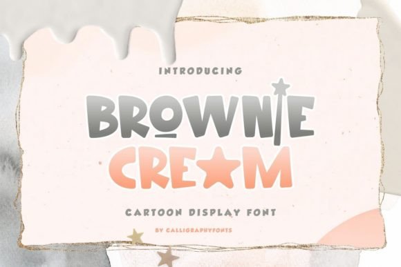 Brownie Cream: A Playful Display Font for Joyful Campaigns