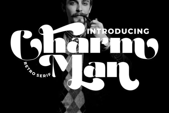 Charm Man: A Bold Retro Display Font for Standout Brand Identity