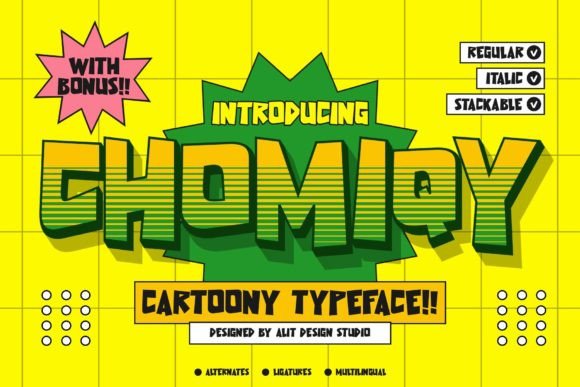 Chomiqy: The Playful Display Font That Stops the Scroll