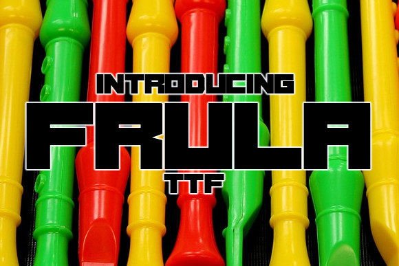 Frula Display Font: A Bold Typeface for Modern Web Design