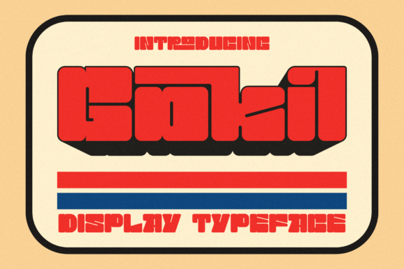 Gokil: The Bold Display Font That Stops the Scroll