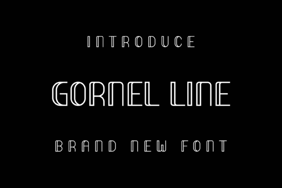 Gornel Line: The Premium Display Font for Modern Web Design
