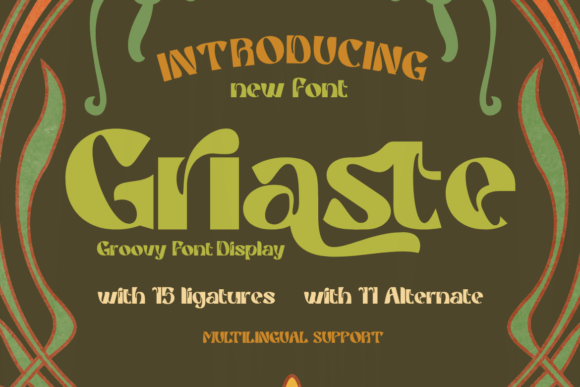 Griaste Display Font: A Quirky Typeface for Bold Web Design