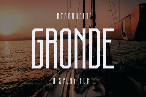 Gronde: The Premium Display Font for Memorable Brand Identity
