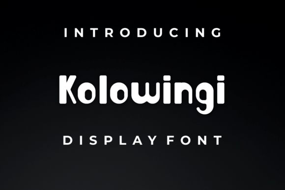 Kolowingi: The Display Font That Transforms Your Digital Brand
