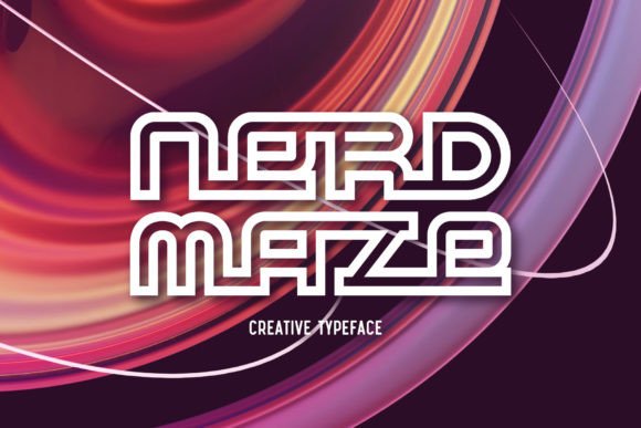 Nerd Maze: The Modern Display Font for Bold Business Branding