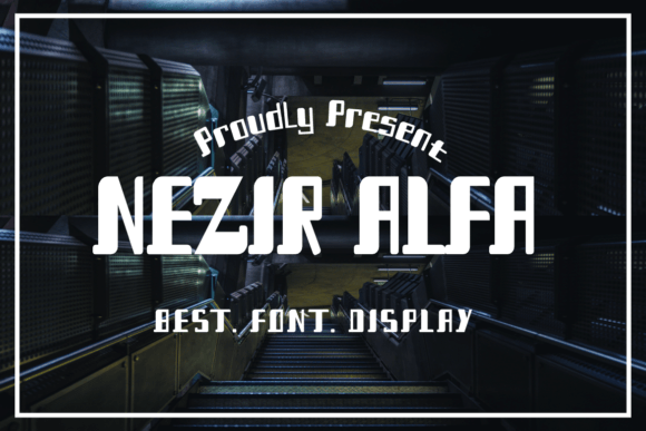 Nezir Alfa: The Premium Display Typeface for Modern Web Design