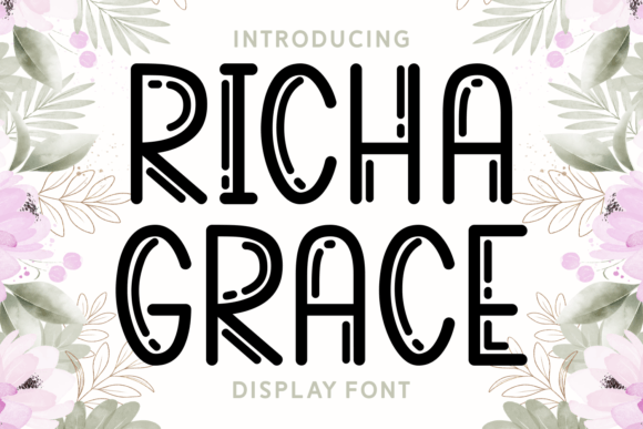 Richa Grace: The Creative Display Font for Memorable Branding