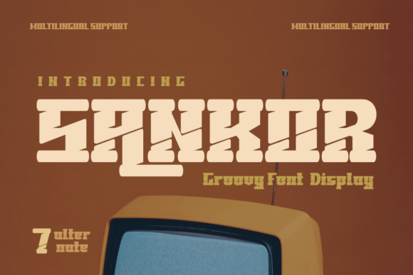 Sankor: A Bold Display Typeface for Modern Web Design