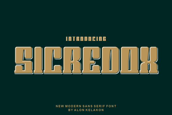 Sicredox: The Modern Display Typeface for Campaigns That Demand Attention