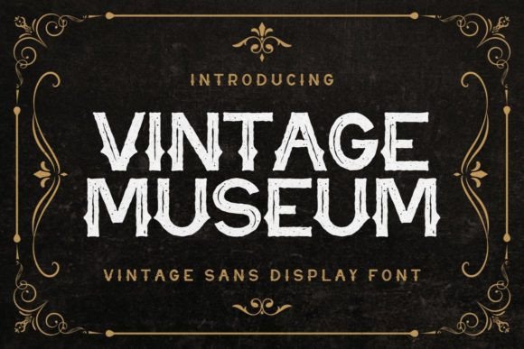 Vintage Museum: A Premium Display Typeface for Digital Branding